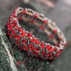 Beautiful Ruby Stones Bracelet
